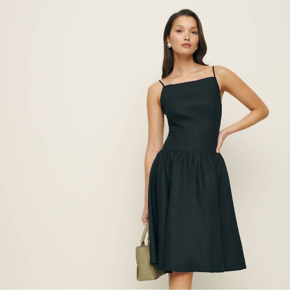 Reformation Clarabelle Linen Dress